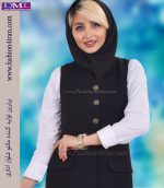 کت سارافون کرپ مشکی کد 99