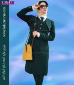 کت سارافون کرپ سبز کد 99 - Image 4