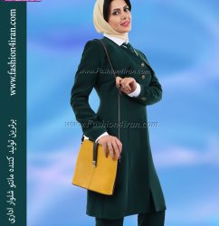 کت سارافون کرپ سبز کد 99