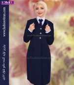 کت سارافون کرپ سرمه ای کد 99 - Image 3