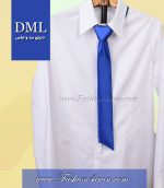 کراوات زنانه ساتن آبی کد1 - Image 2