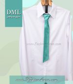 کراوات زنانه ساتن سبز دریایی کد1