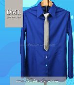 کراوات زنانه ساتن طوسی کد1 - Image 2