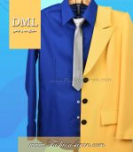 کراوات زنانه ساتن طوسی کد1