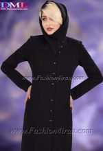 مانتو شلوار کد 74 سوپر فیونا مشکی - Image 3