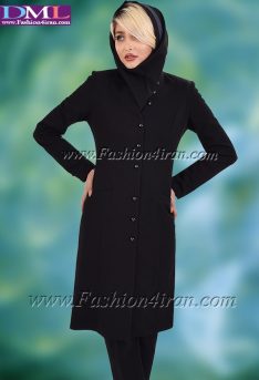 مانتو شلوار کد 74 سوپر فیونا مشکی - Image 2