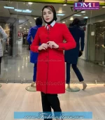مانتو تک کرپ قرمز کد 74 - Image 2