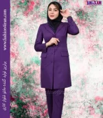 مانتو شلوار فاستونی ترک بنفش کد 112 - Image 6