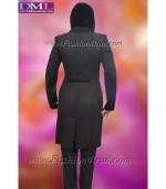 مانتو شلوار نوک مدادی سرمه ای کد 98 - Image 3