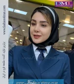 مقنعه با تل نقره ای کد 46 - Image 2