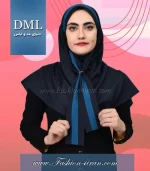 مقنعه کراواتی حریر کله غازی کد 41