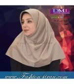 مقنعه کرم کد 10