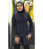 کت شلوار سرمه ای تیره کد 110 - Image 3