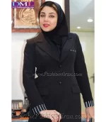 کت شلوار مشکی مازراتی کد 110 - Image 3