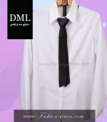 کراوات زنانه ساتن مشکی کد1 - Image 3