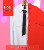 کراوات زنانه ساتن مشکی کد1