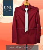 کراوات زنانه ساتن نقره ای کد1 - Image 3